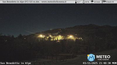 immagine della webcam nei dintorni di Castel del Rio: webcam San Benedetto in Alpe