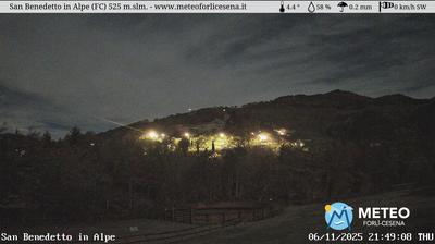 immagine della webcam nei dintorni di Portico e San Benedetto: webcam San Benedetto in Alpe