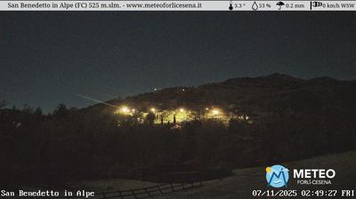 immagine della webcam nei dintorni di Portico e San Benedetto: webcam San Benedetto in Alpe
