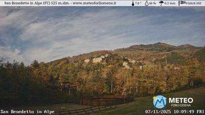 immagine della webcam nei dintorni di Civitella di Romagna: webcam San Benedetto in Alpe