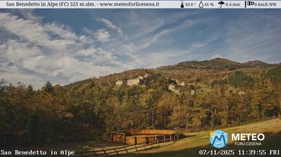 immagine della webcam nei dintorni di Bagno di Romagna: webcam San Benedetto in Alpe