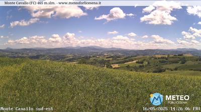 immagine della webcam nei dintorni di Sant'Agata Feltria: webcam Cusercoli
