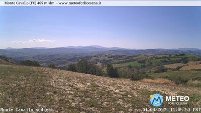 immagine della webcam nei dintorni di Villafranca di Forlì: webcam Cusercoli