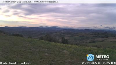 immagine della webcam nei dintorni di Perticara di Novafeltria: webcam Cusercoli