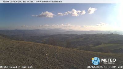 immagine della webcam nei dintorni di Castrocaro Terme e Terra del Sole: webcam Cusercoli