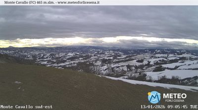 immagine della webcam nei dintorni di Villafranca di Forlì: webcam Cusercoli