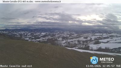 immagine della webcam nei dintorni di Villafranca di Forlì: webcam Cusercoli