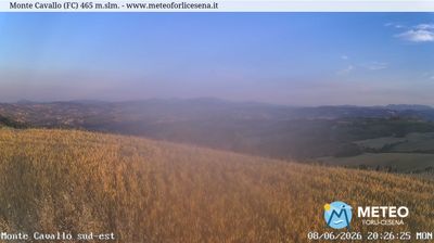 immagine della webcam nei dintorni di Villafranca di Forlì: webcam Cusercoli