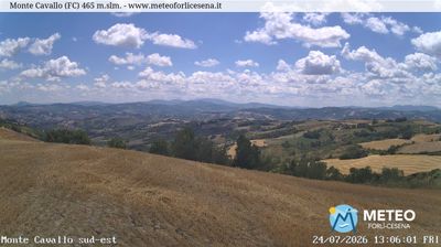 immagine della webcam nei dintorni di Villafranca di Forlì: webcam Cusercoli