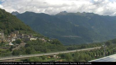 immagine della webcam nei dintorni di Sondrio: webcam Talamona