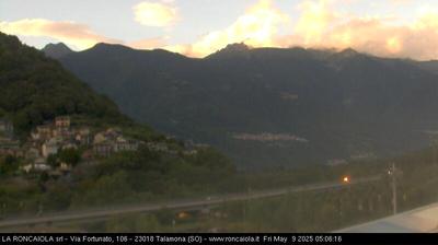 immagine della webcam nei dintorni di Pescegallo: webcam Talamona
