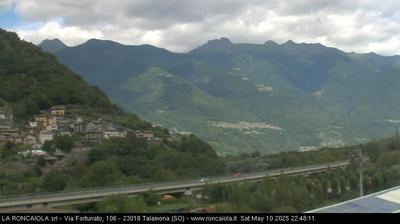 immagine della webcam nei dintorni di San Simone Baita del Camoscio: webcam Talamona