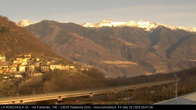 immagine della webcam nei dintorni di Sondrio: webcam Talamona