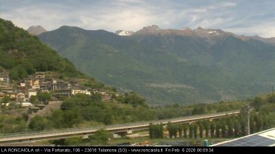 immagine della webcam nei dintorni di Chiesa in Valmalenco: webcam Talamona