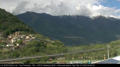 immagine della webcam nei dintorni di Albaredo per San Marco: webcam Talamona