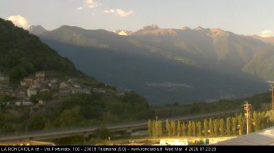 immagine della webcam nei dintorni di San Simone Baita del Camoscio: webcam Talamona