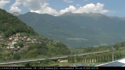 immagine della webcam nei dintorni di Rasura: webcam Talamona