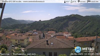 immagine della webcam nei dintorni di Sant'Agata Feltria: webcam Sarsina