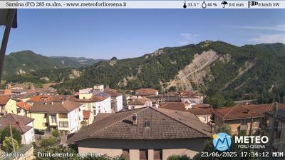 immagine della webcam nei dintorni di Castrocaro Terme e Terra del Sole: webcam Sarsina