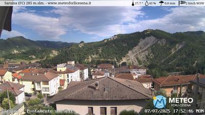 immagine della webcam nei dintorni di Roncofreddo: webcam Sarsina