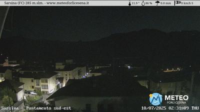 immagine della webcam nei dintorni di Roncofreddo: webcam Sarsina