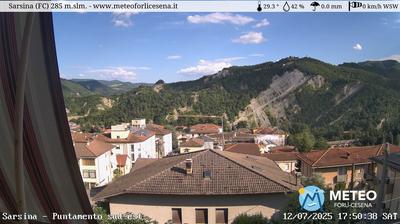 immagine della webcam nei dintorni di Sant'Agata Feltria: webcam Sarsina