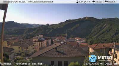 immagine della webcam nei dintorni di Santa Sofia: webcam Sarsina