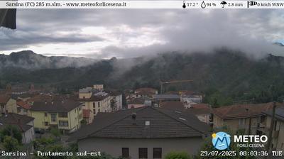 immagine della webcam nei dintorni di Frontino: webcam Sarsina