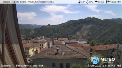 immagine della webcam nei dintorni di Macerata Feltria: webcam Sarsina