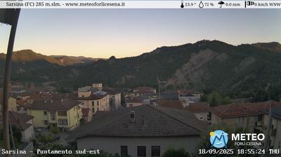 immagine della webcam nei dintorni di Castrocaro Terme e Terra del Sole: webcam Sarsina