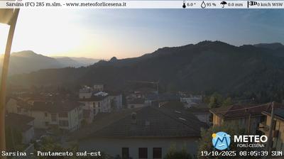 immagine della webcam nei dintorni di Roncofreddo: webcam Sarsina