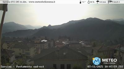 immagine della webcam nei dintorni di Civitella di Romagna: webcam Sarsina