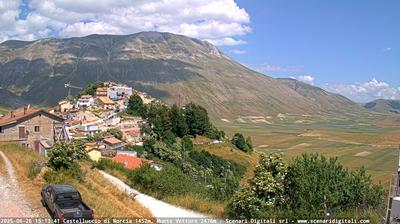 immagine della webcam nei dintorni di Leonessa: webcam Castelluccio Norcia
