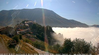immagine della webcam nei dintorni di Colfiorito: webcam Castelluccio Norcia