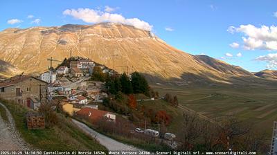 immagine della webcam nei dintorni di Arquata del Tronto: webcam Castelluccio Norcia