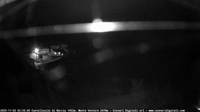 immagine della webcam nei dintorni di Sassotetto: webcam Castelluccio Norcia