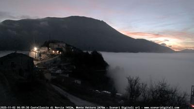 immagine della webcam nei dintorni di Campotosto: webcam Castelluccio Norcia