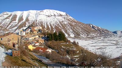 immagine della webcam nei dintorni di Sellano: webcam Castelluccio Norcia