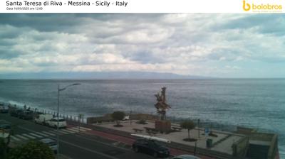 immagine della webcam nei dintorni di Reggio Calabria: webcam Santa Teresa di Riva
