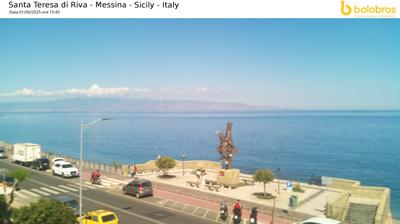 immagine della webcam nei dintorni di Giarre: webcam Santa Teresa di Riva