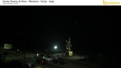 immagine della webcam nei dintorni di Barcellona Pozzo di Gotto: webcam Santa Teresa di Riva