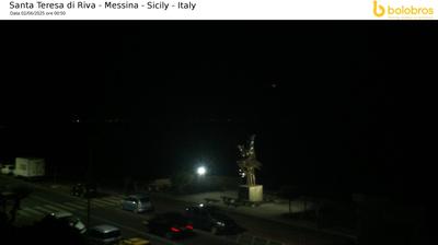 immagine della webcam nei dintorni di Messina: webcam Santa Teresa di Riva