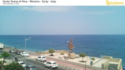 immagine della webcam nei dintorni di Messina: webcam Santa Teresa di Riva