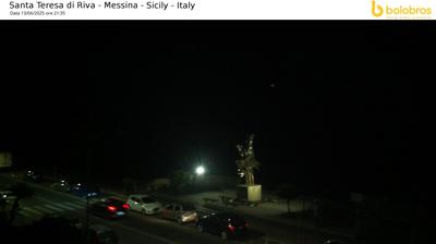 immagine della webcam nei dintorni di Barcellona Pozzo di Gotto: webcam Santa Teresa di Riva