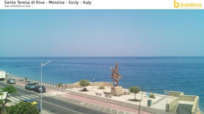 immagine della webcam nei dintorni di Barcellona Pozzo di Gotto: webcam Santa Teresa di Riva