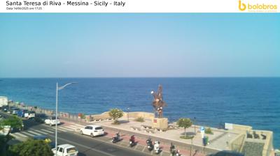 immagine della webcam nei dintorni di Nunziata: webcam Santa Teresa di Riva