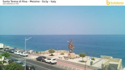 immagine della webcam nei dintorni di Linguaglossa: webcam Santa Teresa di Riva