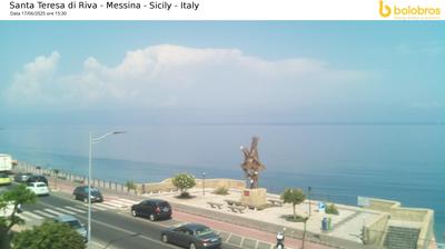 immagine della webcam nei dintorni di Barcellona Pozzo di Gotto: webcam Santa Teresa di Riva