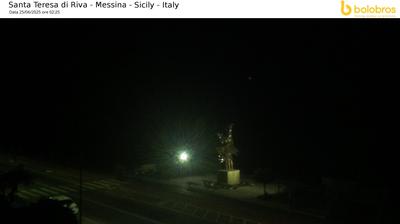 immagine della webcam nei dintorni di Barcellona Pozzo di Gotto: webcam Santa Teresa di Riva