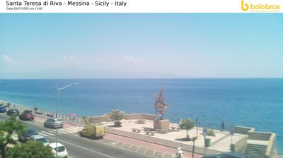 immagine della webcam nei dintorni di Barcellona Pozzo di Gotto: webcam Santa Teresa di Riva